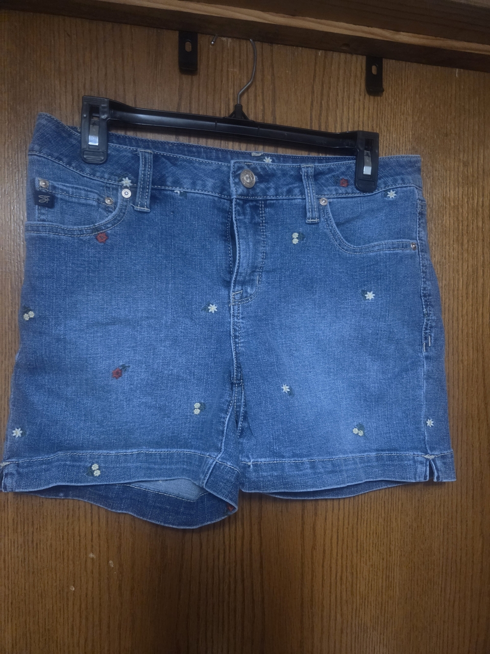 Seven7 Women's Weekend Short in Dark Blue Denim - Size 4